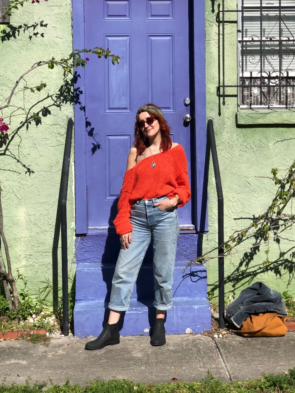 Free People 100% Cotton Oversized Sweater